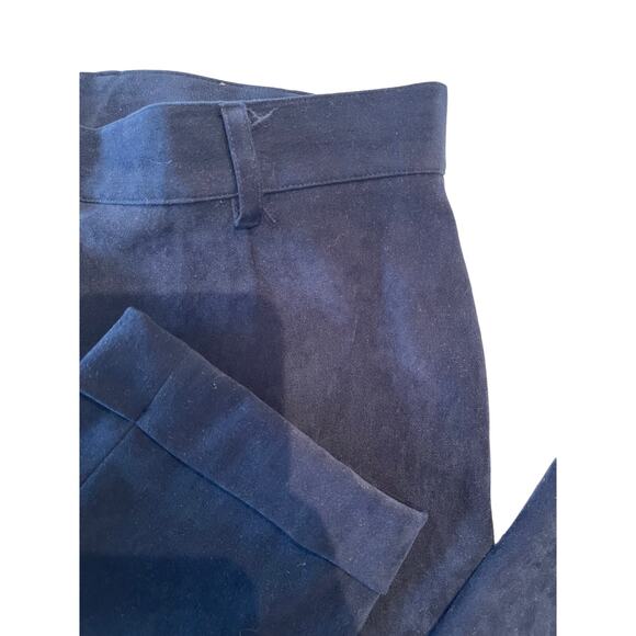 Cambridge Dry Goods Co - Navy Blue Velvet Type Dress Pants - Size 8 - Lined - Picture 3 of 8
